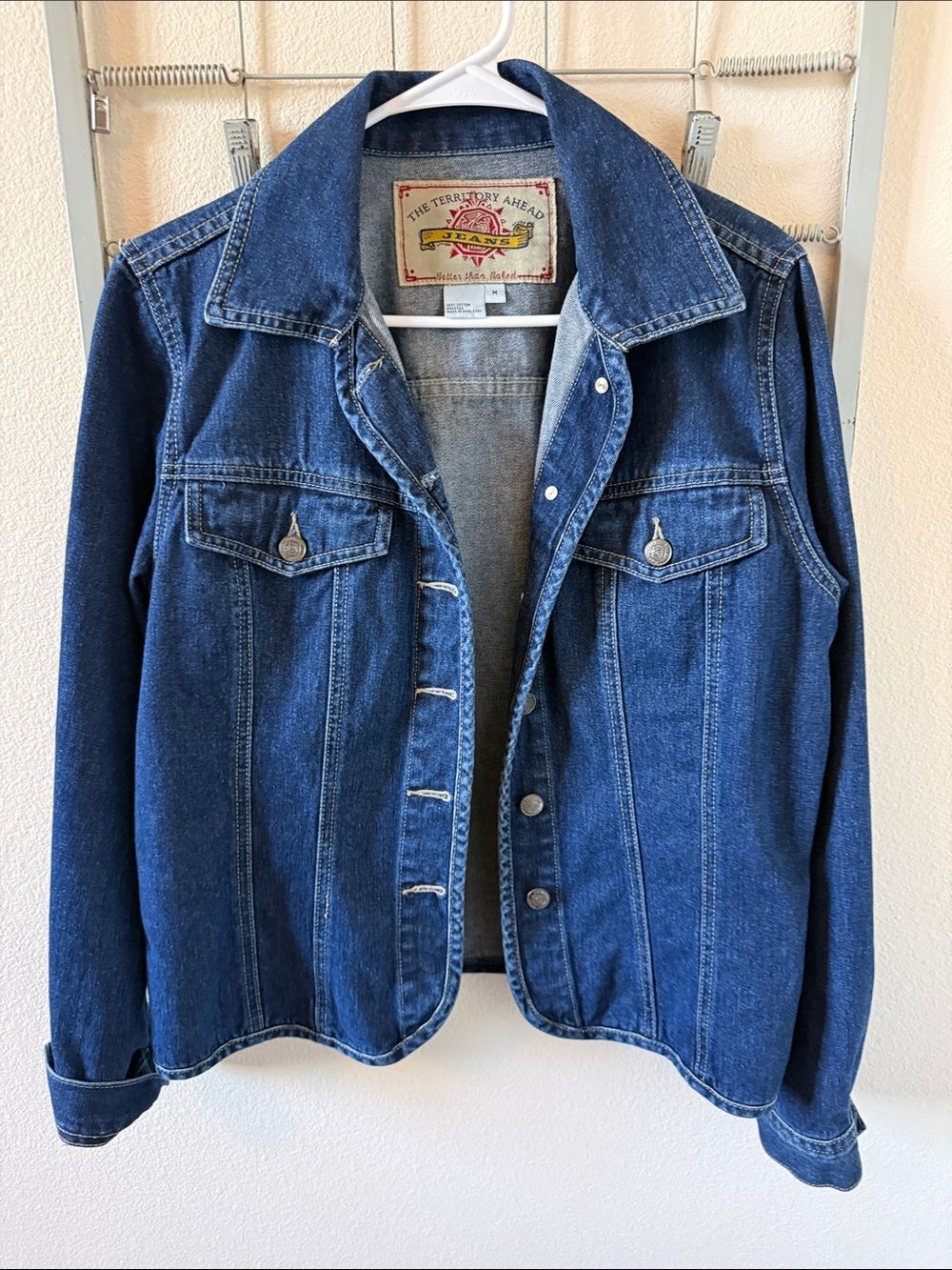 Vintage The Territory Ahead Jeans Jacket -  Size Medium